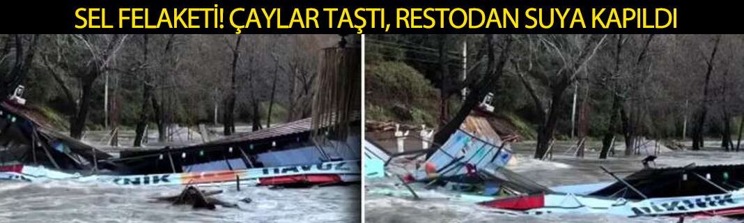 Alanya’da sel felaketi! Çaylar taştı, işletmeler yıkıldı