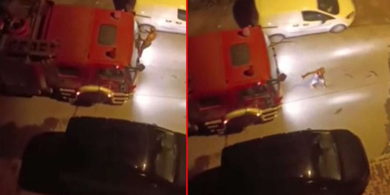 Evini ateşe verdi! Yarı çıplak itfaiyeyi engelledi