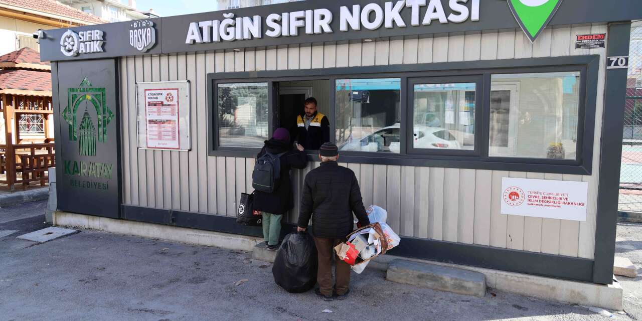 Konya’da atığını getir, ekmeğini götür kampanyası başladı