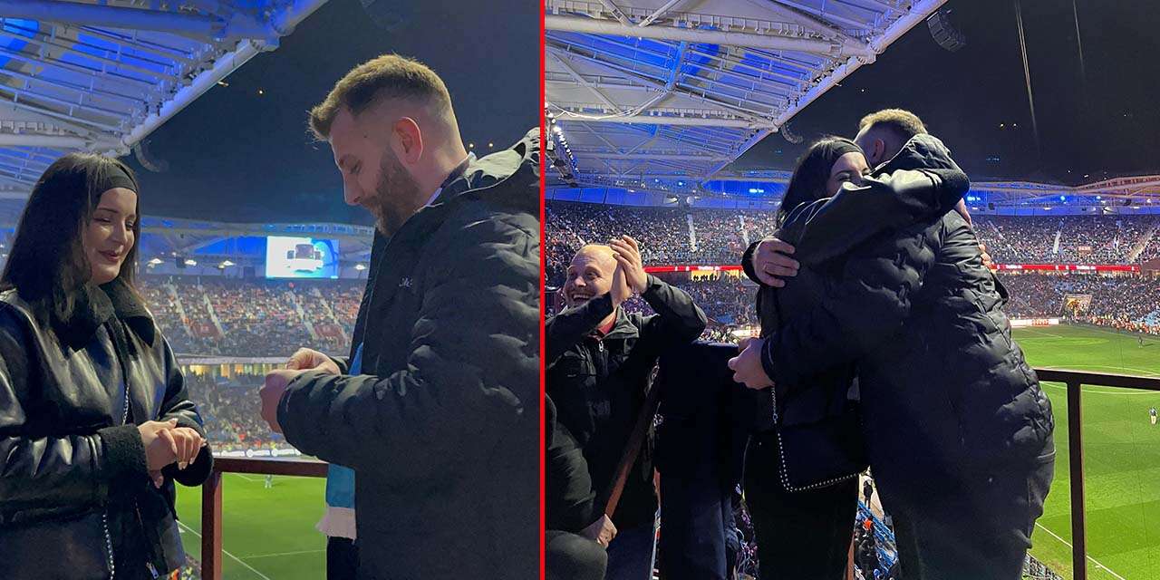 Trabzonspor – Fenerbahçe maçında bir golde tribünden geldi