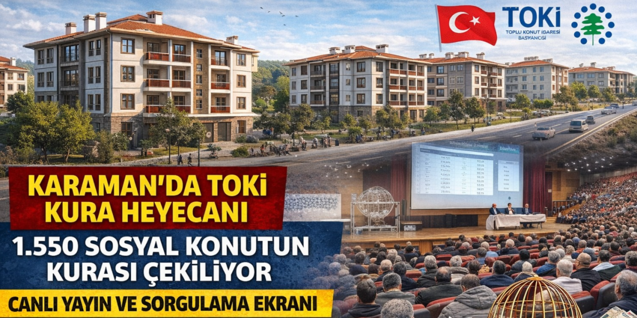 TOKİ Karaman kura çekilişi 2026 sonucu isim listesi