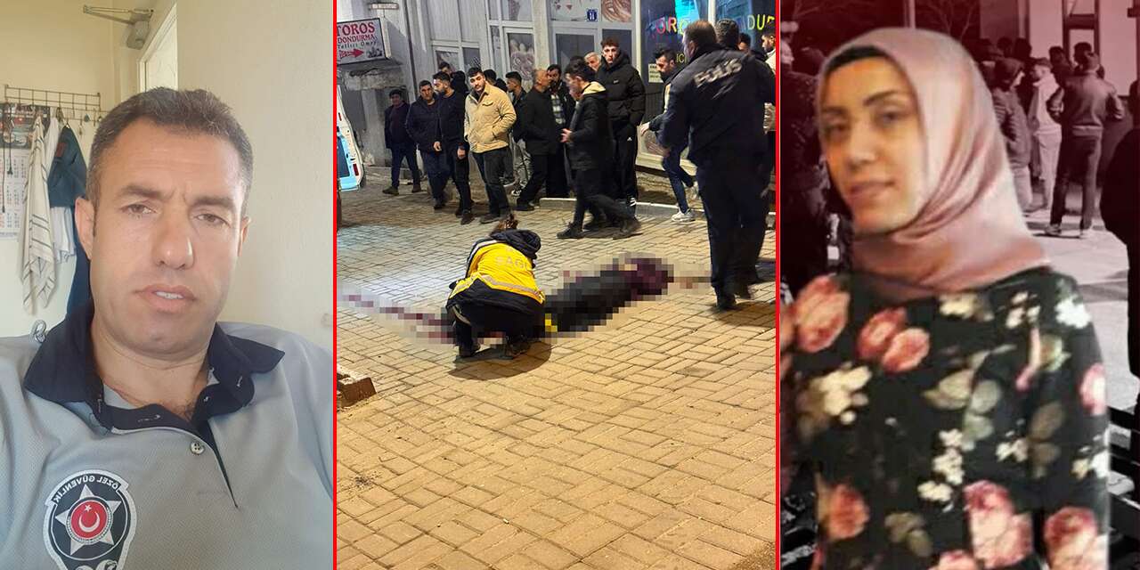 Sokak ortasında önce karısını, sonra kendini öldürdü