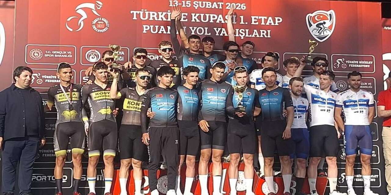 Konya Büyükşehir Belediyespor bisiklette Türkiye Kupası’na damga vurdu