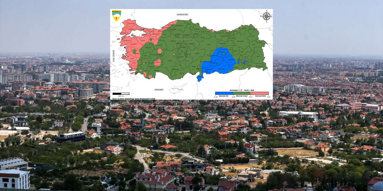 Türkiye’de geçen ay sıcaklık ortalaması arttı! Konya’da bir ilçe öne çıktı