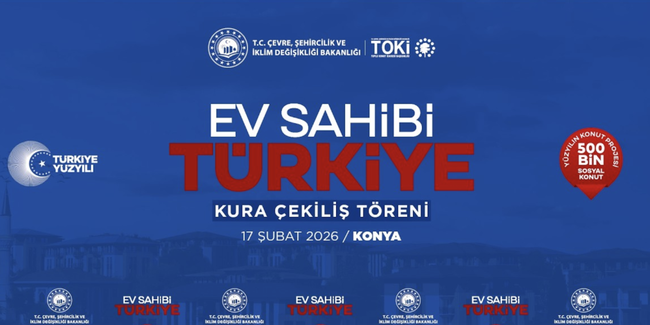 TOKİ, Konya kura çekimi canlı yayın linkini verdi