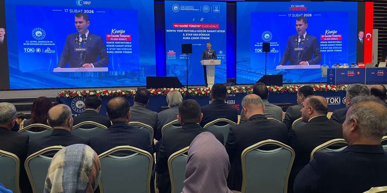 Bakan Kurum, Konya’da sanayi esnafına beklediği haberi verdi