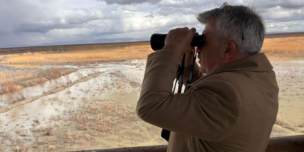 Konya’da kuraklığın vurduğu Akşehir Gölü’nde sevindiren manzara