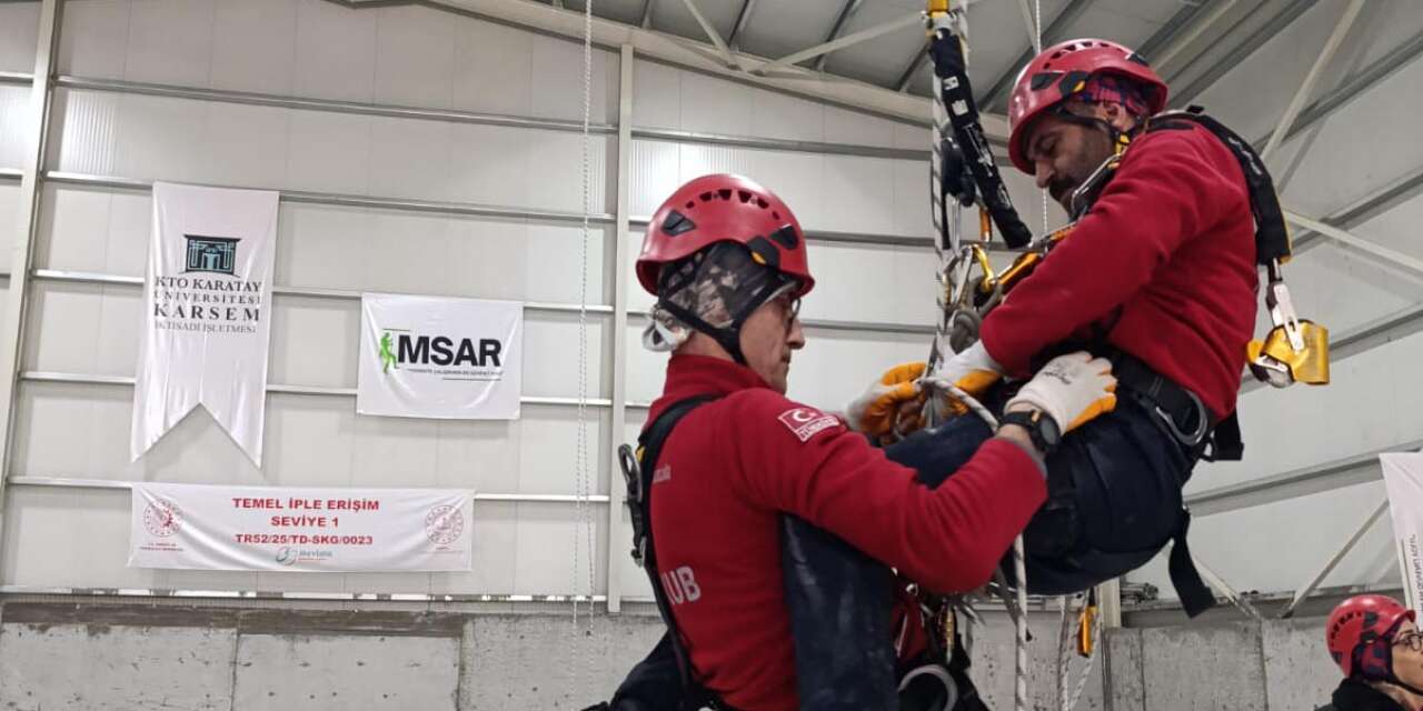 Konya’da arama kurtarma kapasitesini güçlendiren eğitim tamamlandı