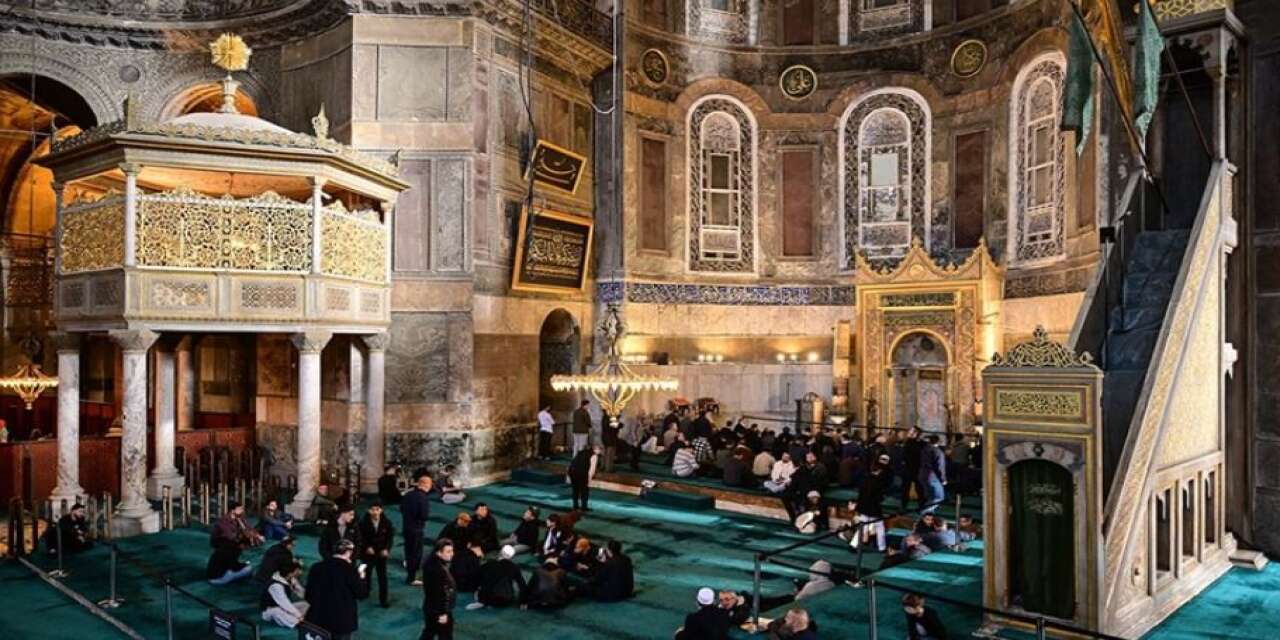 Ayasofya Camii'nde ramazanın manevi iklimi yaşatılacak
