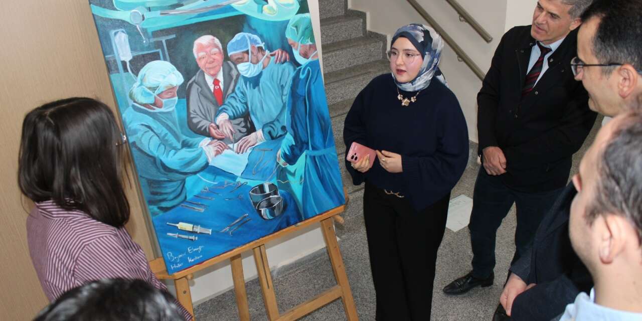 Konya’da sanat ve tıbbı buluşturan resim sergisi açıldı