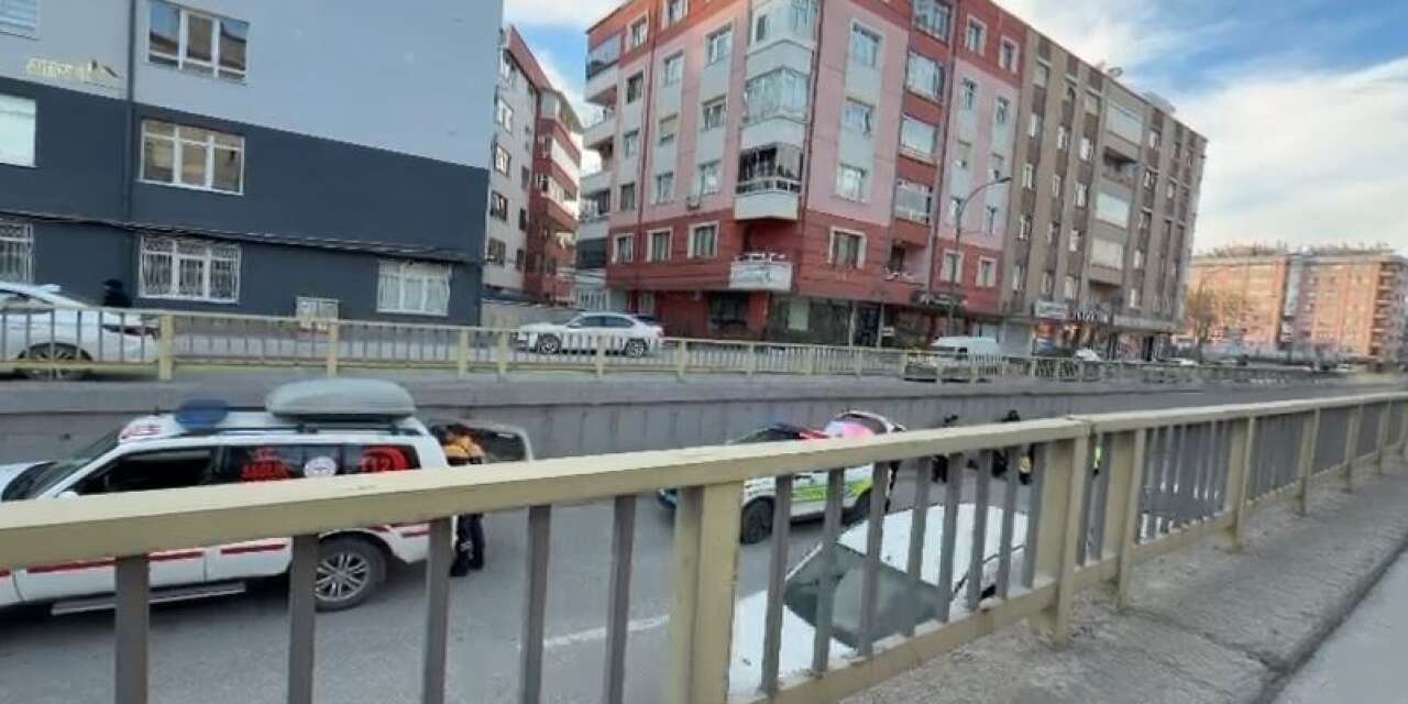 Konya’da iftar vakti alt geçitte motosiklet kazası