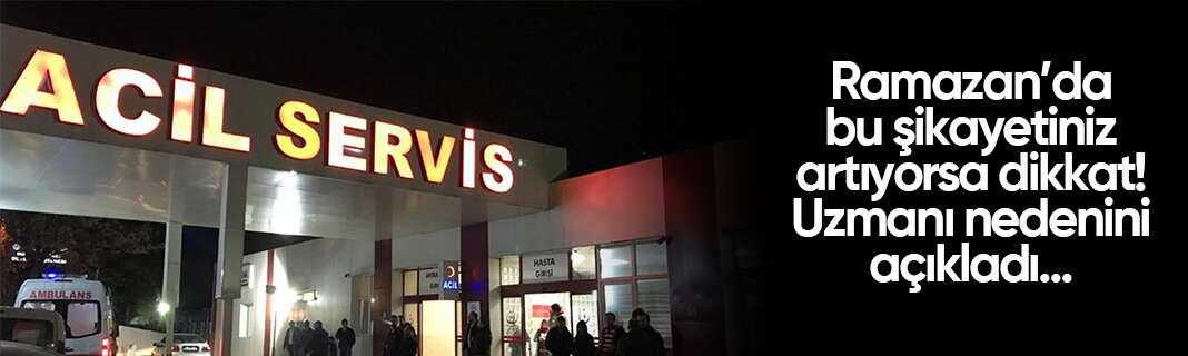 Ramazan’da öksürük şikayetiniz artıyorsa dikkat! Uzmanı nedenini açıkladı