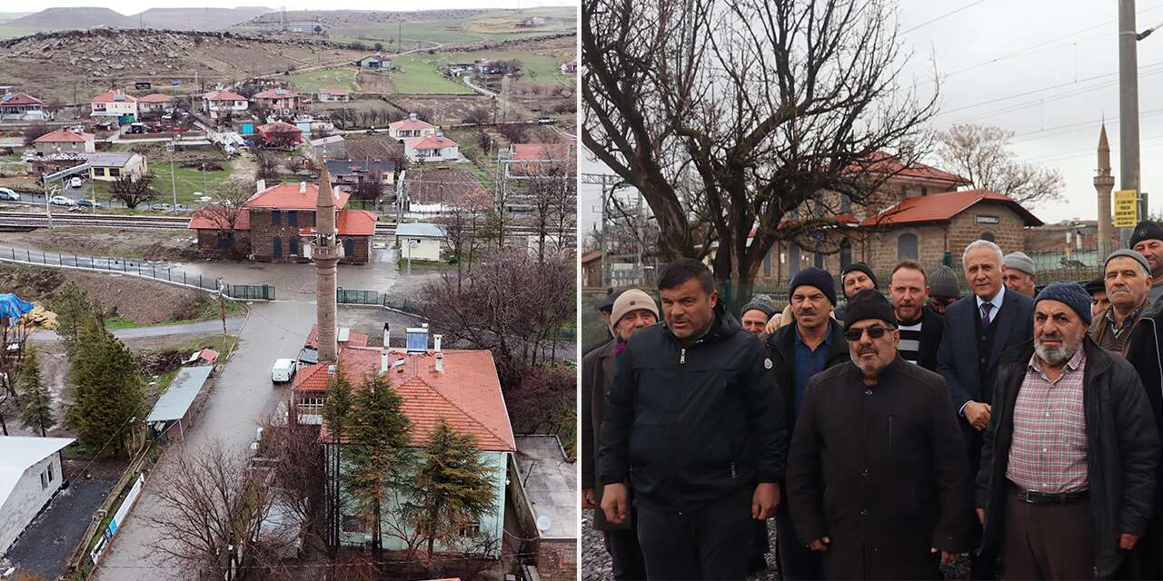 50 metre ilerdeki camiye gitmek için her gün 5 kilometre yol yürüyorlar