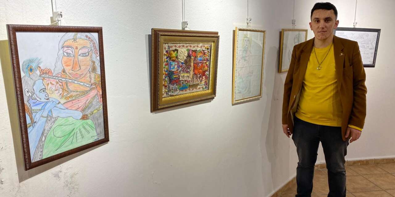 Karnesindeki zayıf korkusuyla saklandığı cami avlusunda engelli kaldı