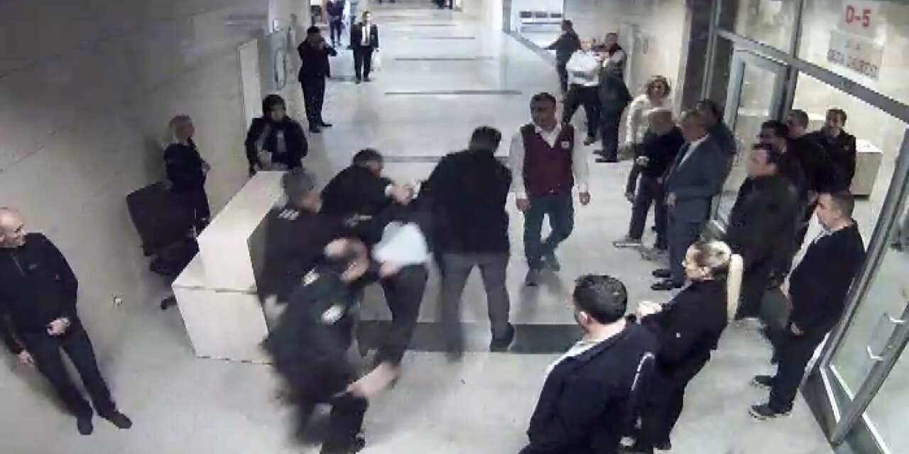 Savcının hakimi vurduğu anlara ait görüntüler ortaya çıktı