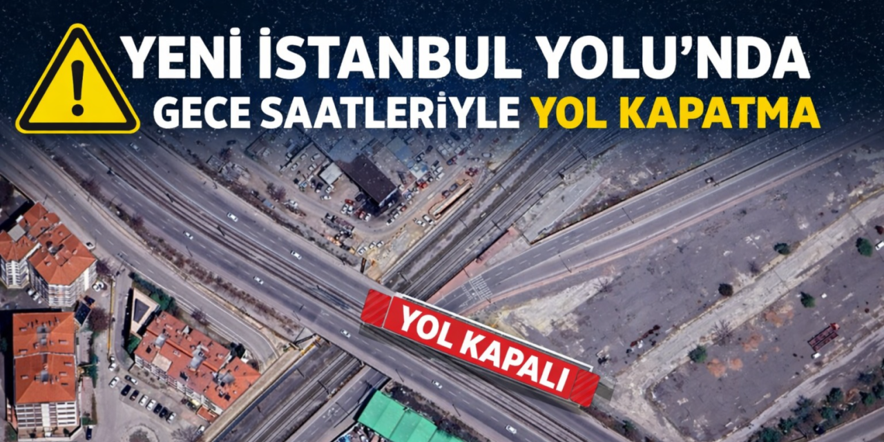 Konya’nın trafiğinin yoğun kullanılan hattı bu saatlerde kapalı olacak