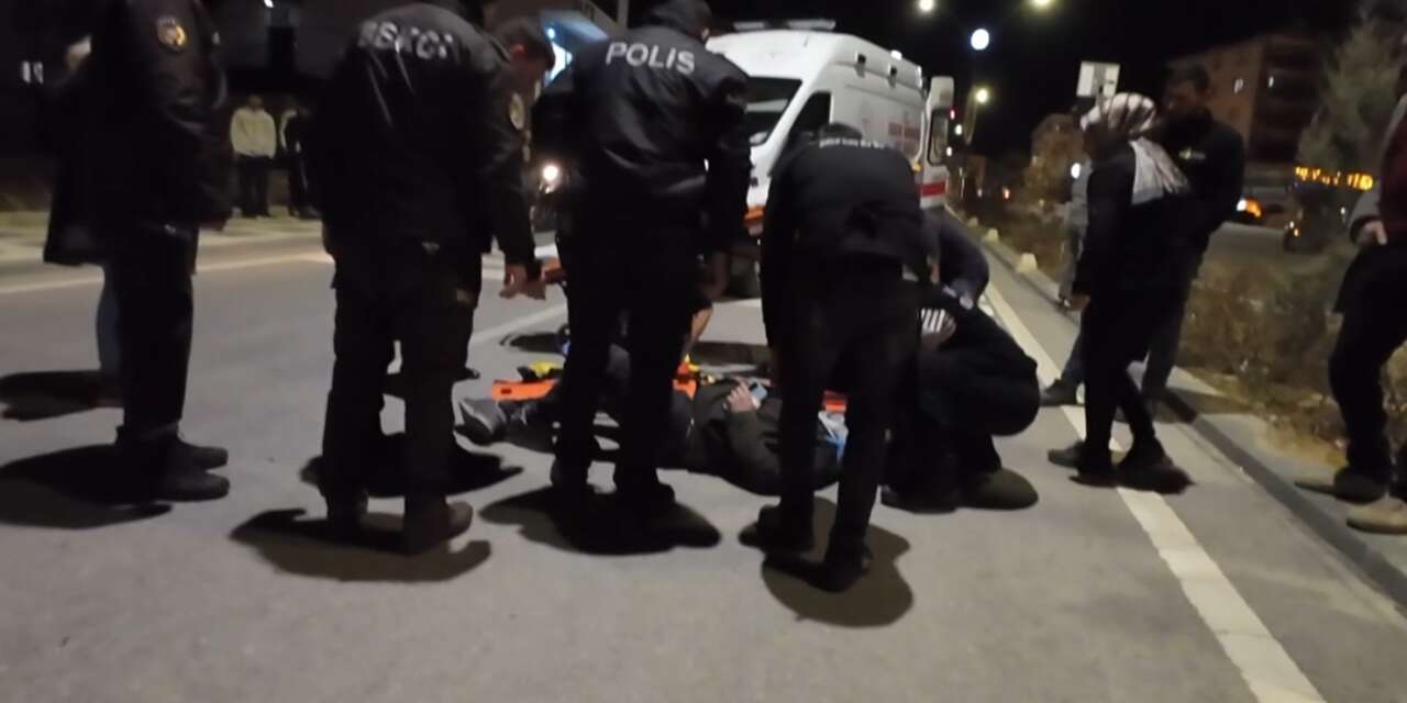 Kavga ettiği kişiye arabayla çarpıp kaçtı