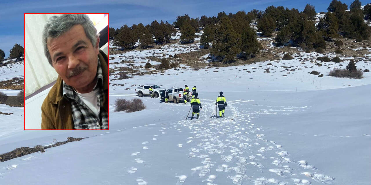 Konya’da kar engel olmadı, ekipler 15. günde kayıp adamı arıyor