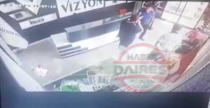 İşte Konya’da avukat katibi, icra memuru ve iş yeri sahibinin yaralandığı olayın görüntüleri