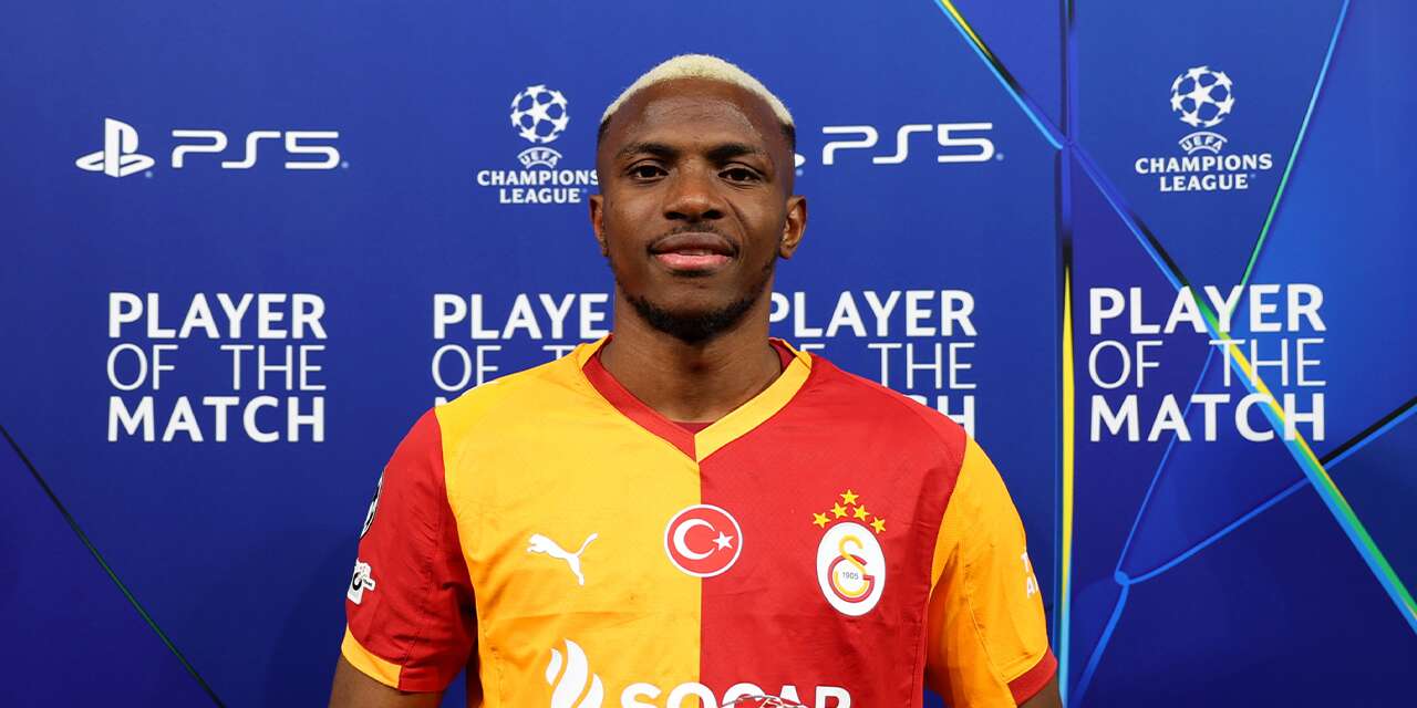 Galatasaraylı Victor Osimhen Avrupa sahnesinde zirveye oynuyor