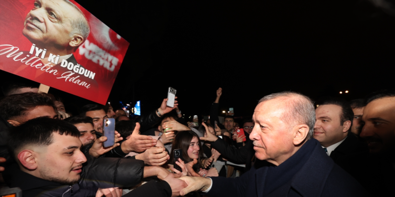 Cumhurbaşkanı Erdoğan'a doğum günü sürprizi