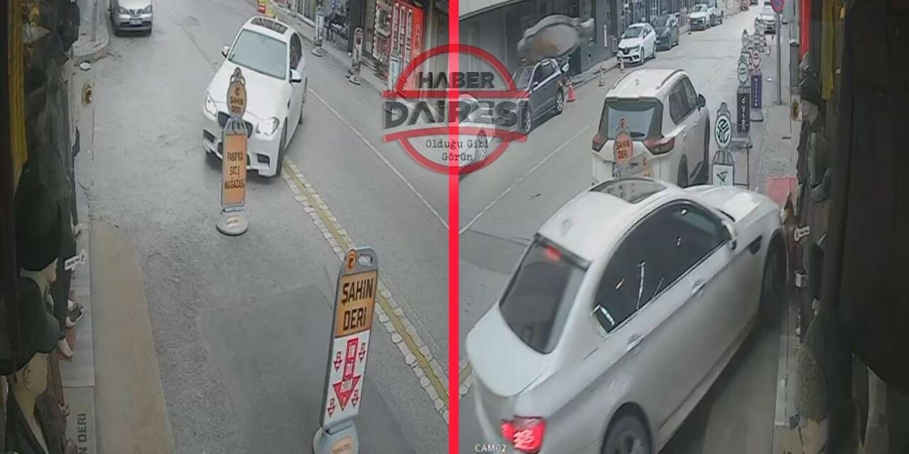 Konya’nın en yoğun bölgesinde korku dolu an kamerada