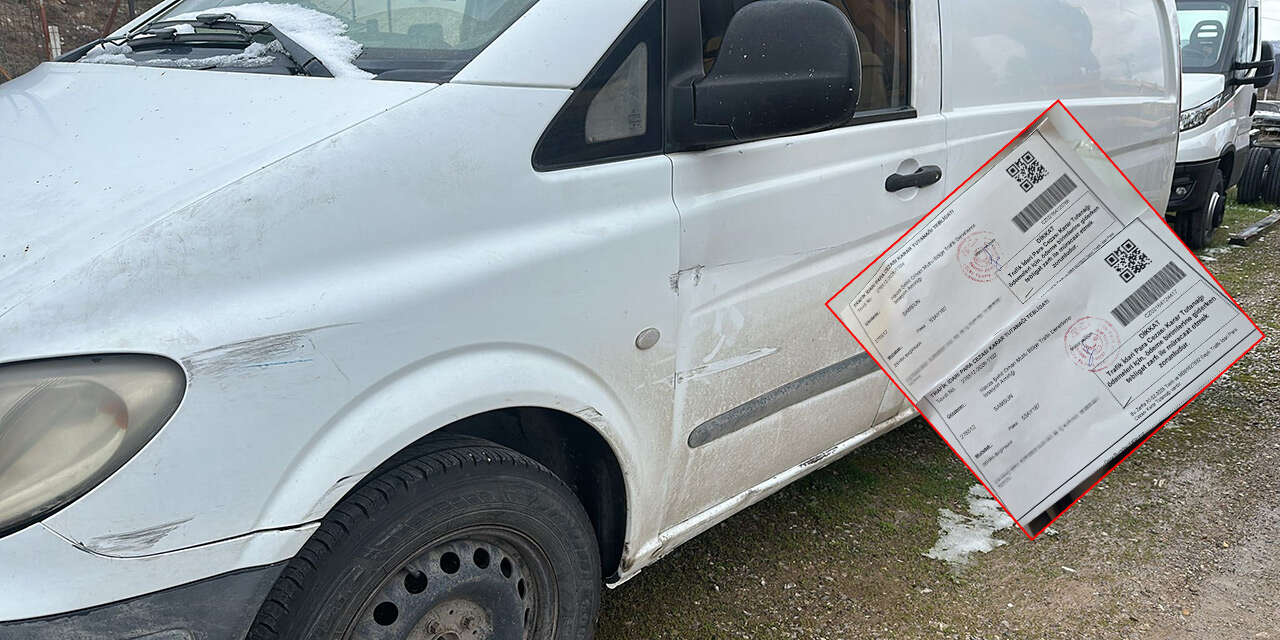 Konya’da tamire bıraktığı minibüsü, Samsun’da bu halde buldu