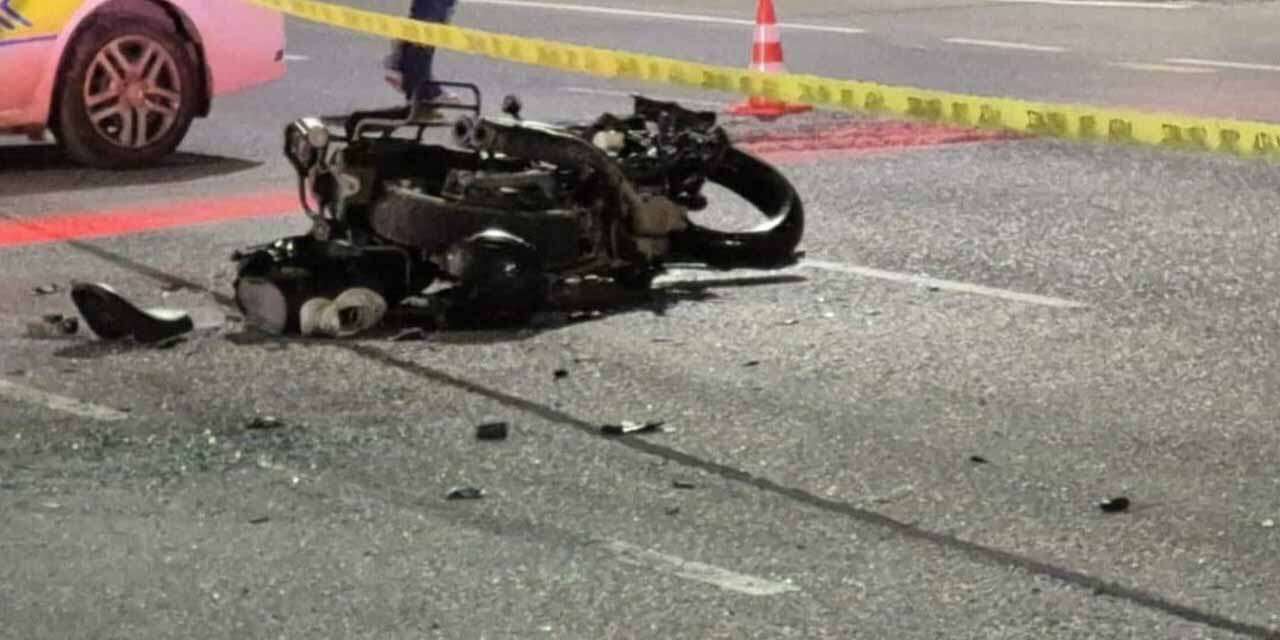 31 yaşındaki gençten geriye hurdaya dönmüş motosikleti ve ayakkabıları kaldı