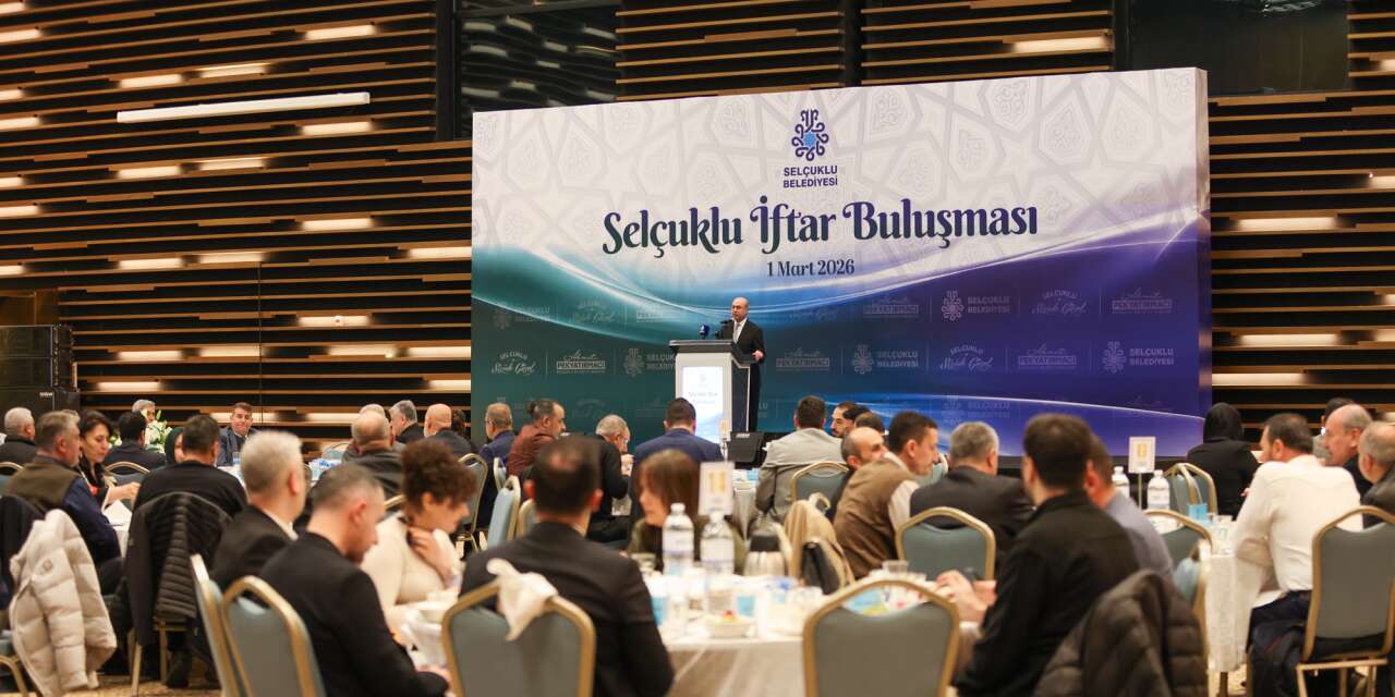 Konya’nın Selçuklu ilçesine hizmet edenler iftarda buluştu
