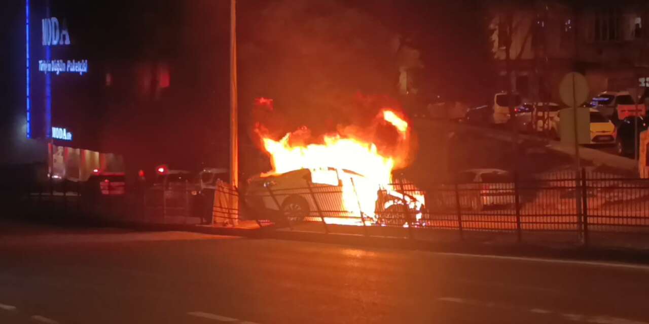 Yanan araçla kaçmaya çalıştılar! Sebebi ortaya çıktı