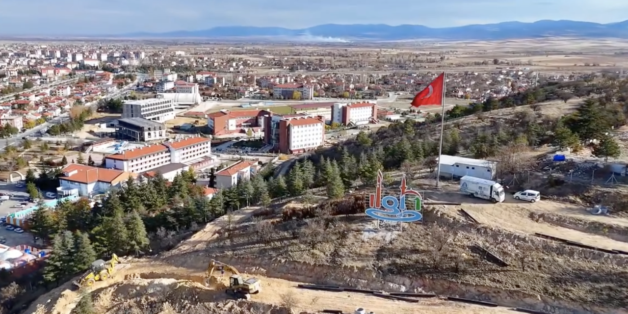 Konya’nın termal ilçesinde bungalovlu şifa için kazma vuruldu