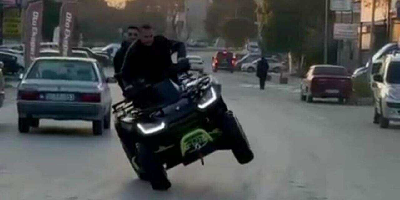 ATV şovu pahalıya patladı! 146 bin TL ceza yedi