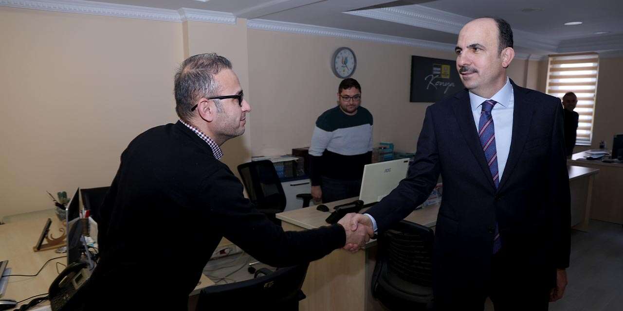 Başkan Altay, Konya Büyükşehir Belediyesi’ne bağlı birimleri ziyaret etti