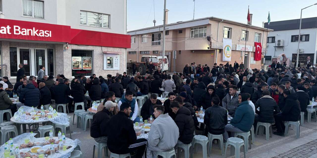 Konya Akören’de birlik ve beraberlik iftarı