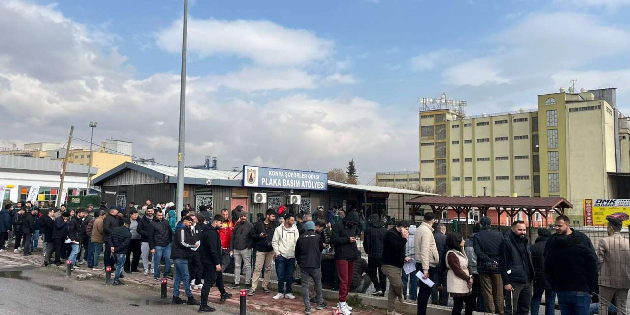 Konya plaka basım atölyesinde mesai değişti! İşte hafta sonu çalışma saatleri