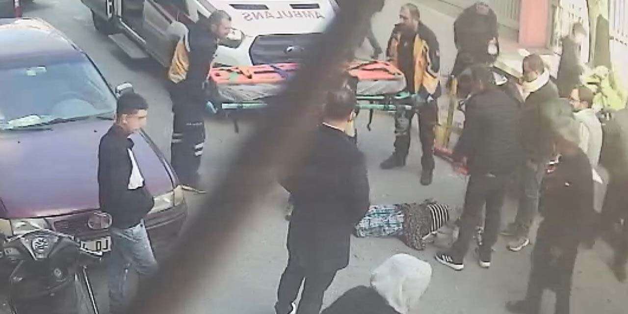 Karşıya geçmeye çalışan kadın minibüsün altında kaldı