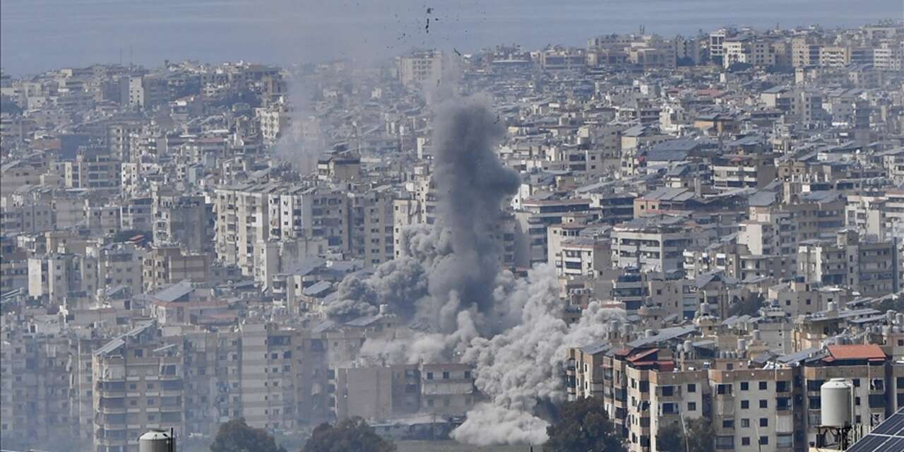 İsrail ordusundan Beyrut’un Dahiye bölgesine hava saldırısı