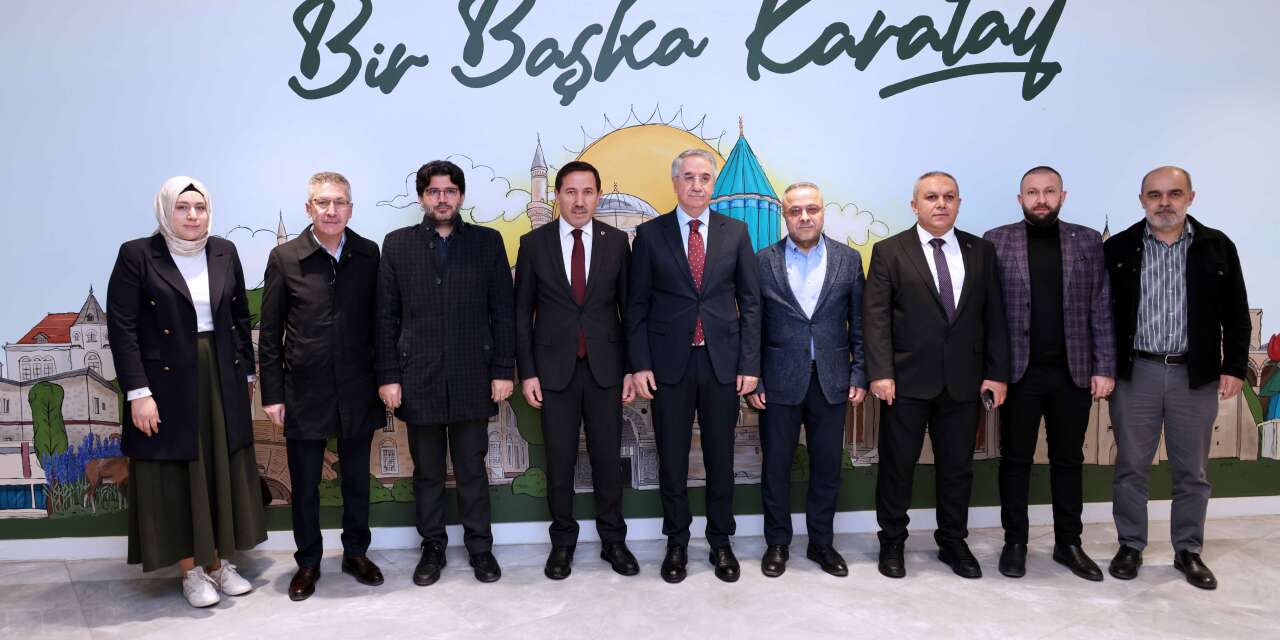 AK Parti heyeti, Karatay’daki yatırımları inceledi