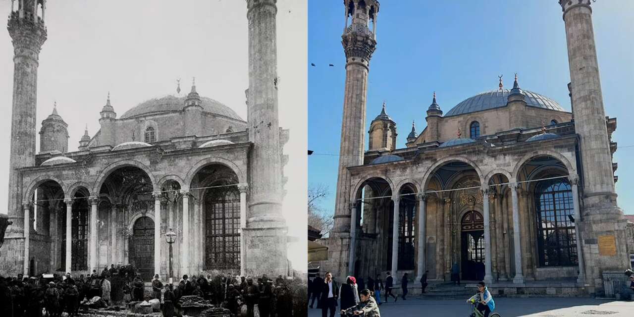 Konya’da zaman yolculuğu! Eski fotoğraflar aynı açıdan tekrar çekildi