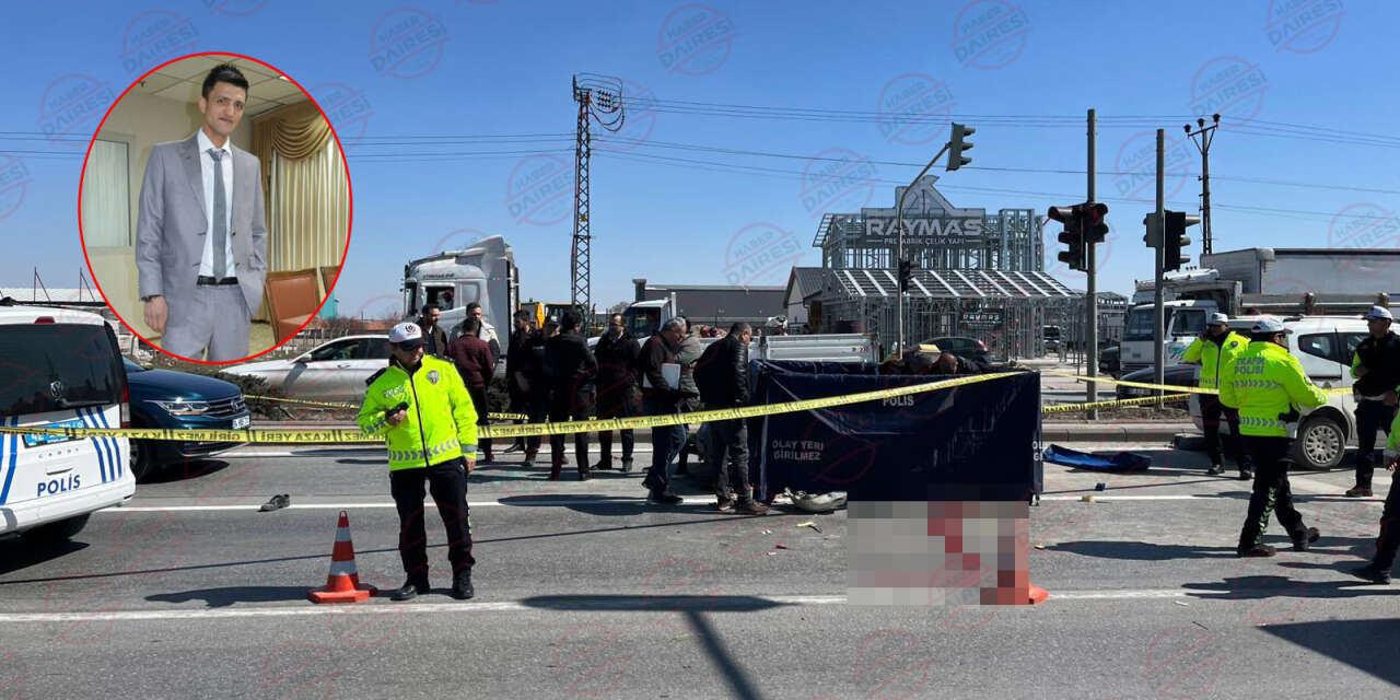Konya'da ölümlü kaza! Samet Cingöz hayatını kaybetti