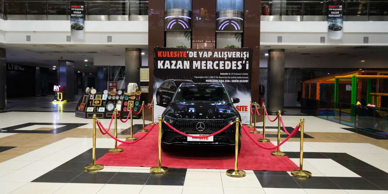 Konya’daki AVM’de, 1500 TL alışverişe Mercedes kazanma şansı