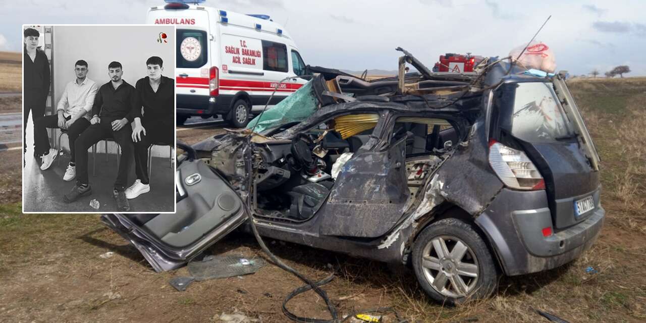 TIR’a çarpan otomobildeki gençlerin acı sonu! Geriye bu fotoğraf kaldı