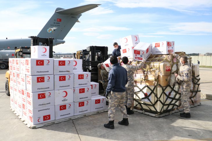Mevlana'nın sözüyle 5 ülkeye daha sağlık malzemesi gönderildi