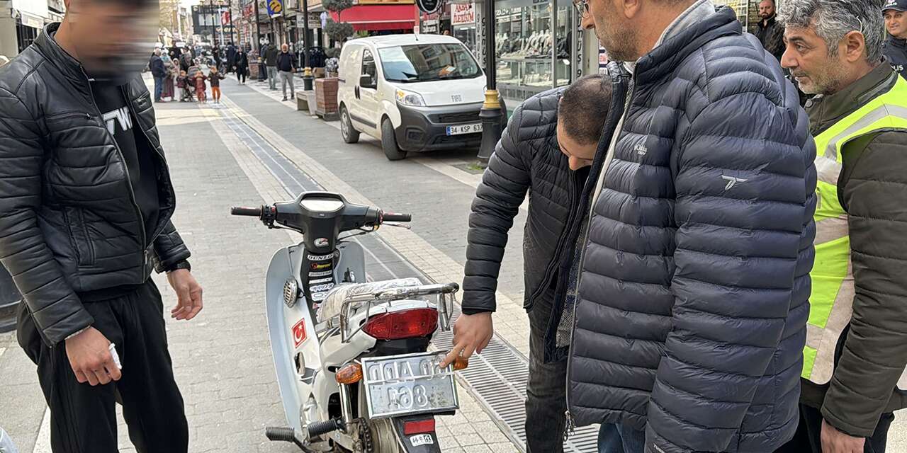 50 bin TL’lik motosiklete, 146 bin TL’lik ceza kesildi