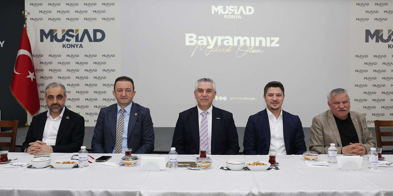 İş ve siyaset dünyası MÜSİAD Konya’nın bayramlaşmasında buluştu