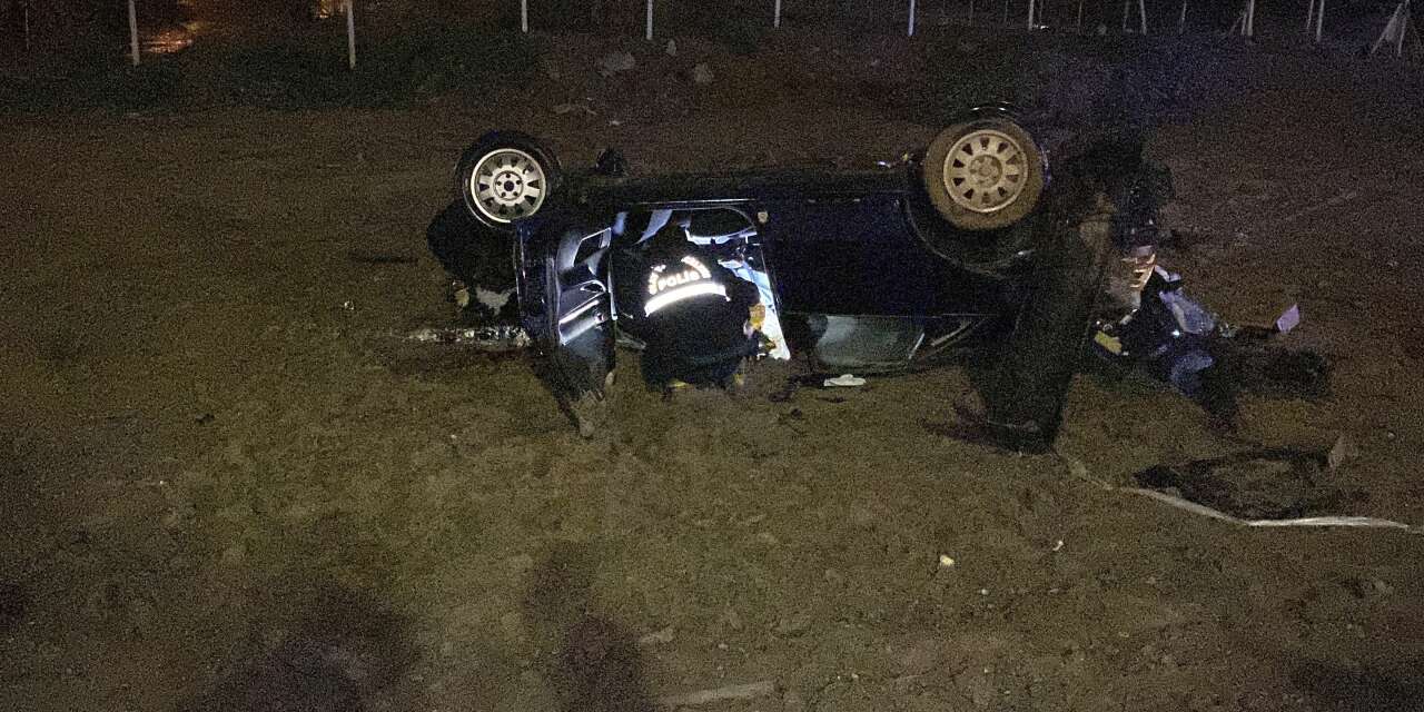 Takla atan otomobil hurdaya döndü! 1 kişi öldü