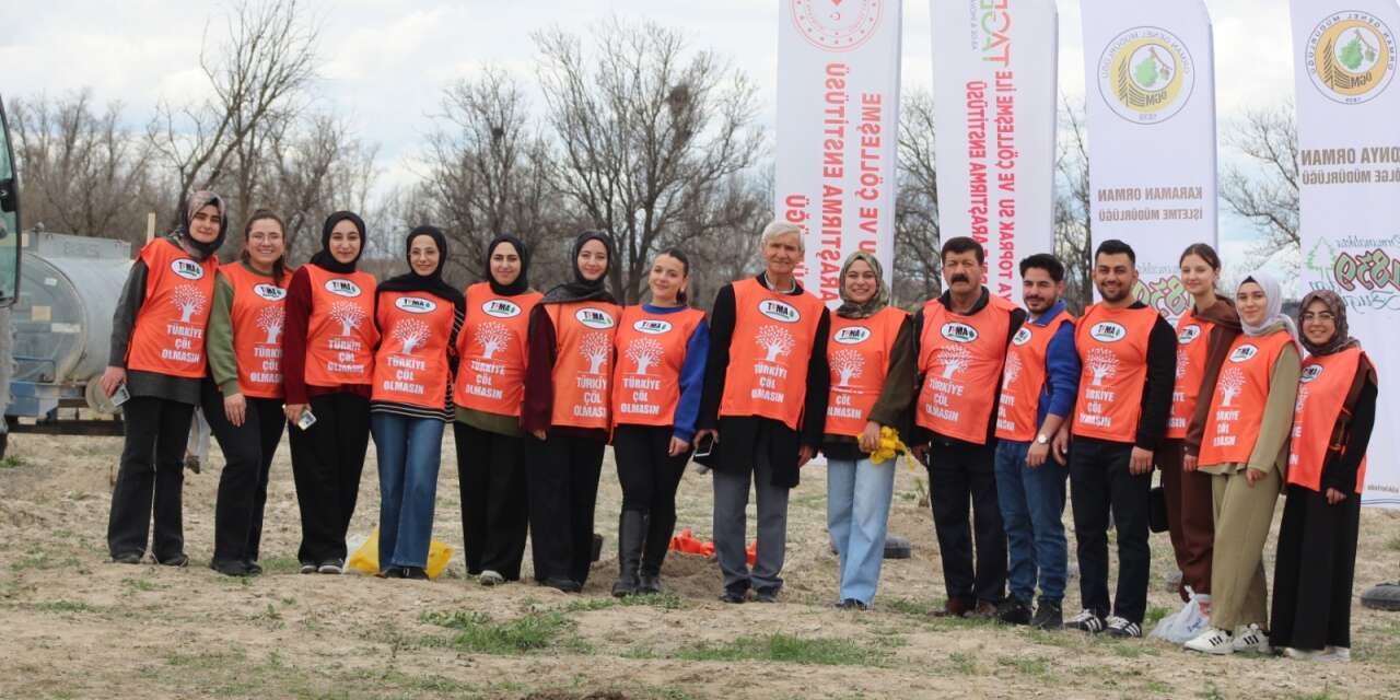 Konya’daki öğretmen adayları erozyona savaş açtı