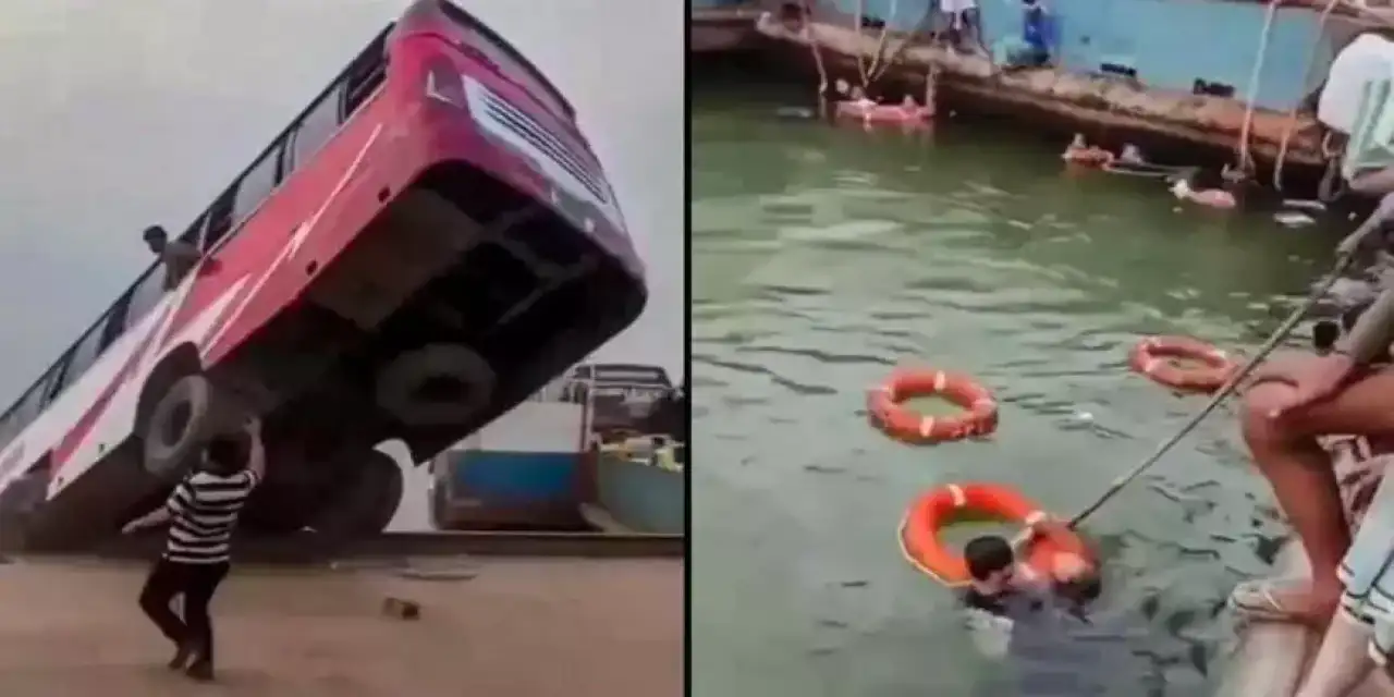 Nehre düşen otobüsteki 40 kişiden 26'sı öldü