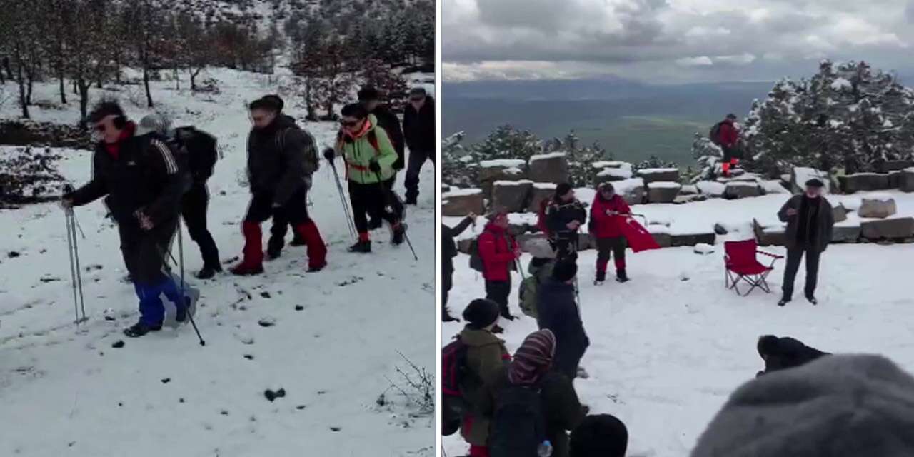 Konyalı dağcılar, Men Tapınağı'na yürüdü