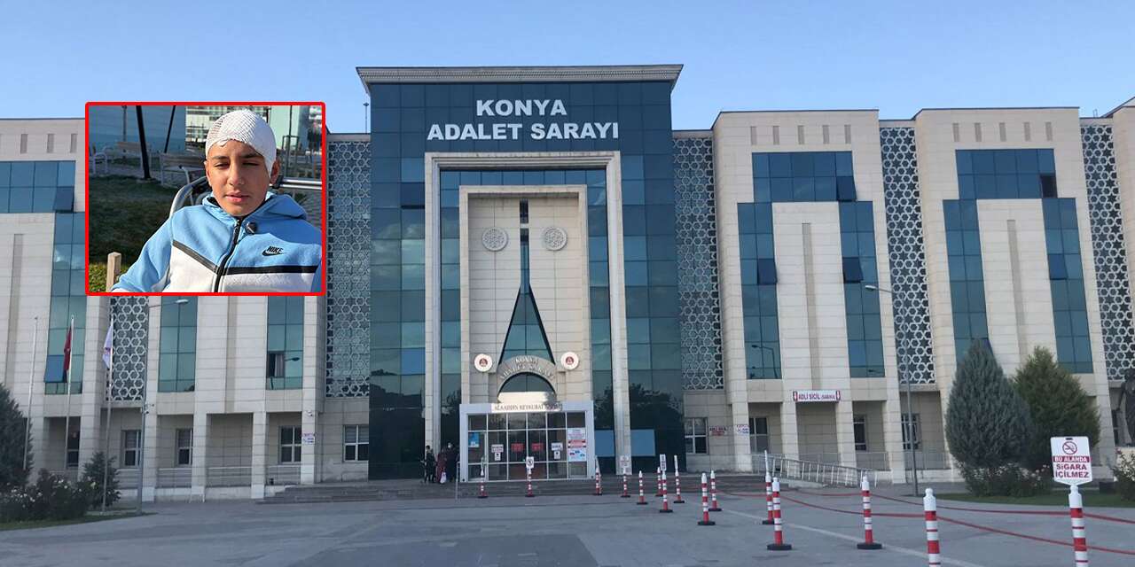 Konya’da arkadaşının kafasını kıran çocuğun savunması pes dedirtti